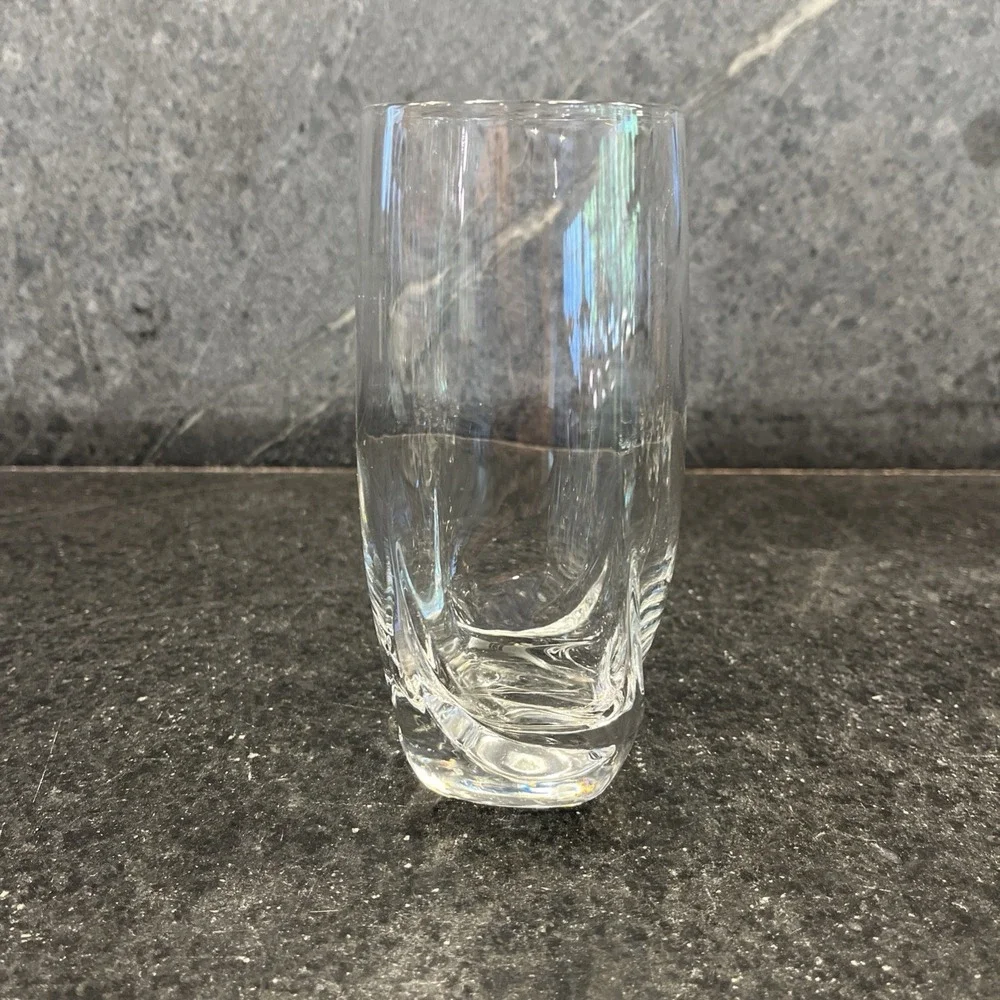Luigi Bormioli Crystal Ravel Pattern Highball Tumbler 5 7/8